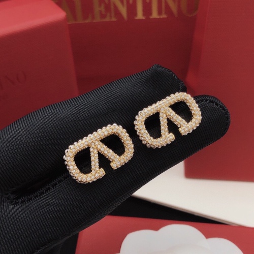 Replica Valentino Earrings For Women #1215646 $32.00 USD for Wholesale