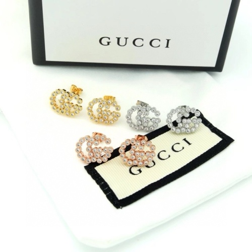 Replica Gucci Earrings For Women #1215649 $25.00 USD for Wholesale