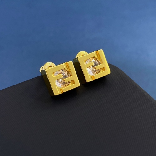 Fendi Earrings For Women #1215655 $27.00 USD, Wholesale Replica Fendi Earrings