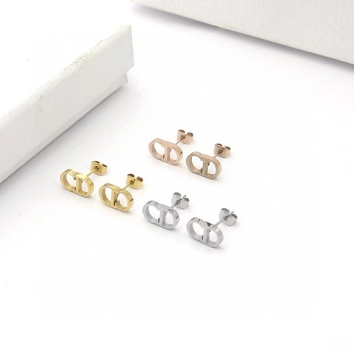 Replica Christian Dior Earrings For Women #1215656 $23.00 USD for Wholesale