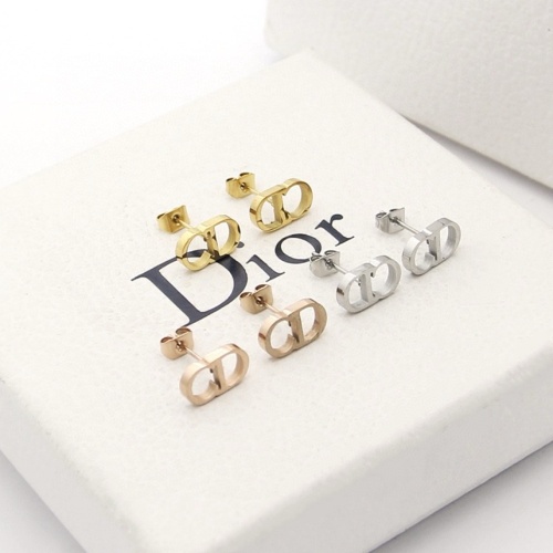 Replica Christian Dior Earrings For Women #1215656 $23.00 USD for Wholesale