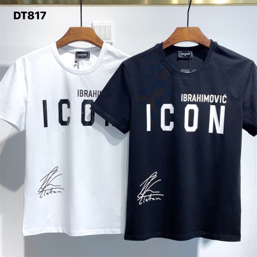 Replica Dsquared T-Shirts Short Sleeved For Men #1215730 $27.00 USD for Wholesale