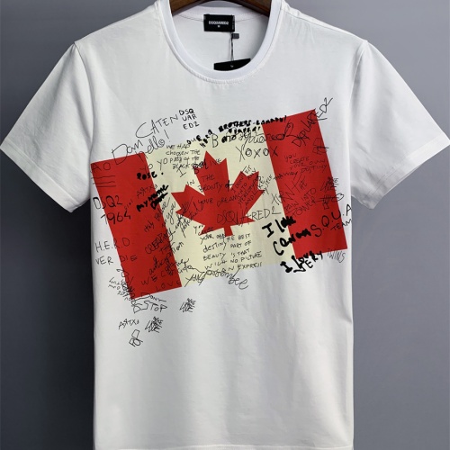 Dsquared T-Shirts Short Sleeved For Men #1215734 $27.00 USD, Wholesale Replica Dsquared T-Shirts