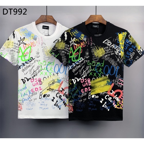 Replica Dsquared T-Shirts Short Sleeved For Men #1215744 $32.00 USD for Wholesale