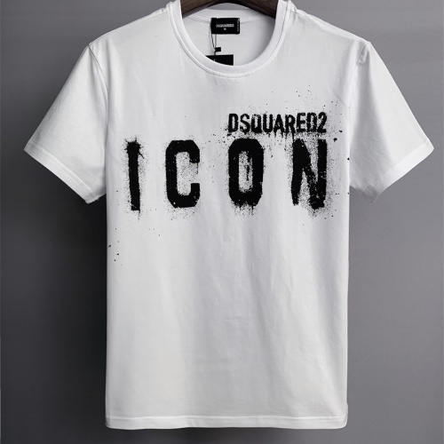 Dsquared T-Shirts Short Sleeved For Men #1215748 $27.00 USD, Wholesale Replica Dsquared T-Shirts