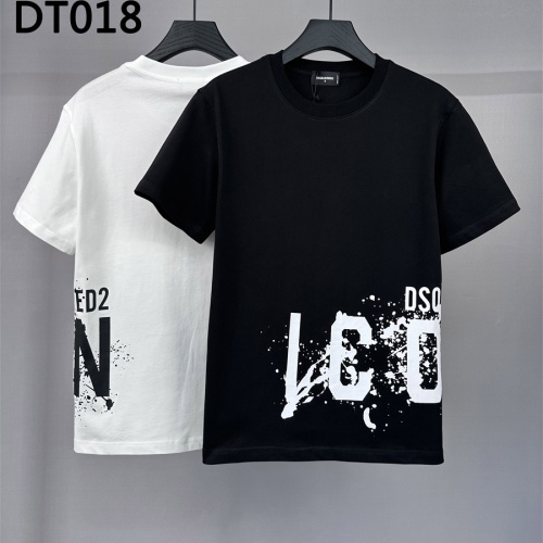 Replica Dsquared T-Shirts Short Sleeved For Men #1215759 $32.00 USD for Wholesale