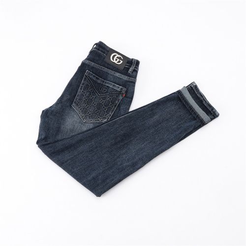 Replica Gucci Jeans For Men #1215814 $42.00 USD for Wholesale