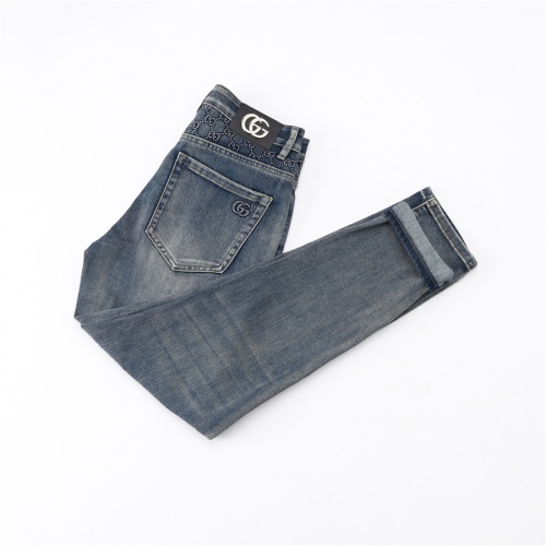 Replica Gucci Jeans For Men #1215815 $42.00 USD for Wholesale