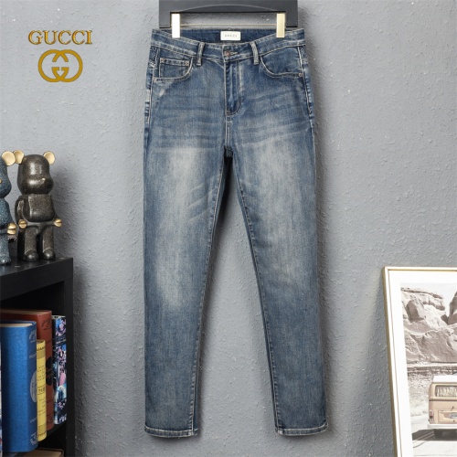 Replica Gucci Jeans For Men #1215815 $42.00 USD for Wholesale