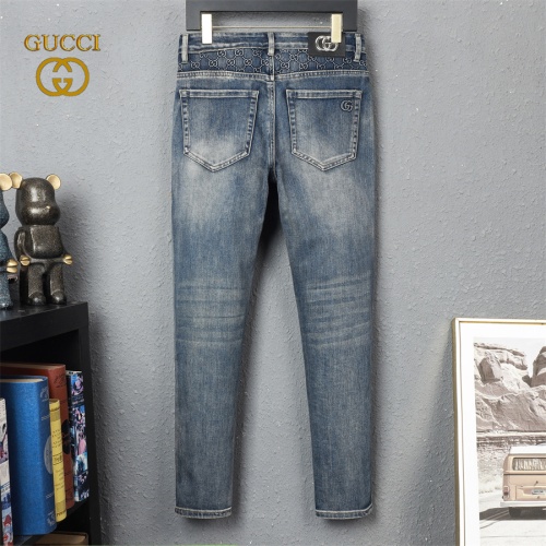 Replica Gucci Jeans For Men #1215815 $42.00 USD for Wholesale