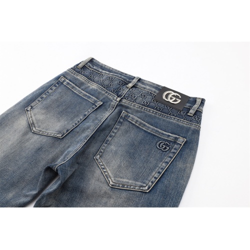 Replica Gucci Jeans For Men #1215815 $42.00 USD for Wholesale