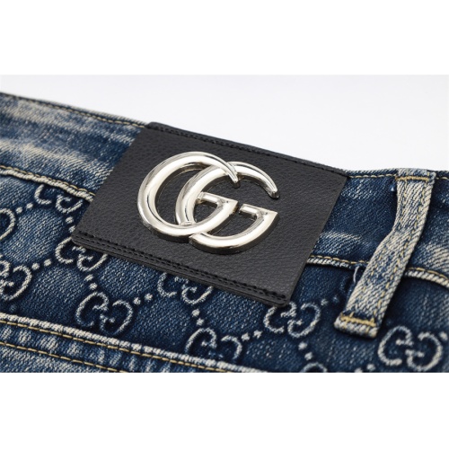 Replica Gucci Jeans For Men #1215815 $42.00 USD for Wholesale