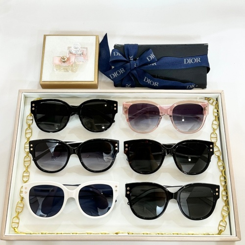 Replica Christian Dior AAA Quality Sunglasses #1215856 $64.00 USD for Wholesale