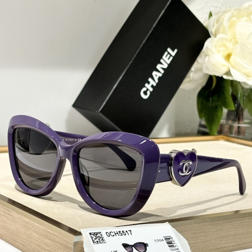 Chanel AAA Quality Sunglasses #1216034 $72.00 USD, Wholesale Replica Chanel AAA Quality Sunglasses