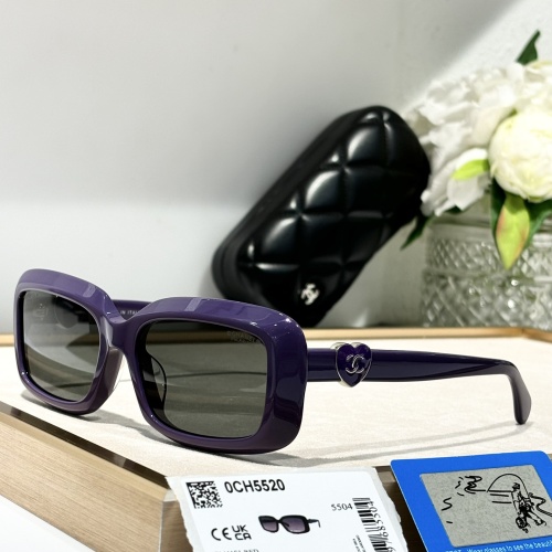 Chanel AAA Quality Sunglasses #1216044 $72.00 USD, Wholesale Replica Chanel AAA Quality Sunglasses