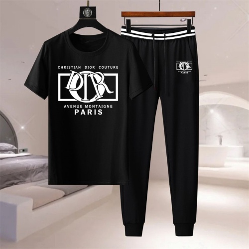 Christian Dior Tracksuits Short Sleeved For Men #1216100 $76.00 USD, Wholesale Replica Christian Dior Tracksuits