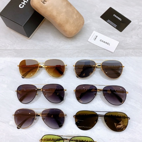 Replica Chanel AAA Quality Sunglasses #1216102 $60.00 USD for Wholesale