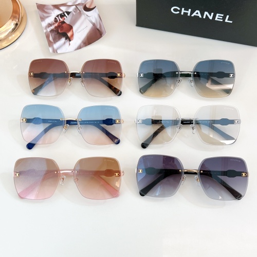 Replica Chanel AAA Quality Sunglasses #1216125 $60.00 USD for Wholesale