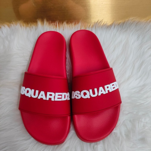 Replica Dsquared Slippers For Men #1216132 $48.00 USD for Wholesale