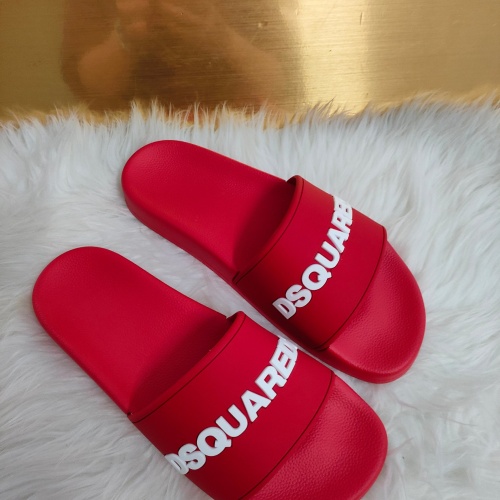 Replica Dsquared Slippers For Men #1216132 $48.00 USD for Wholesale