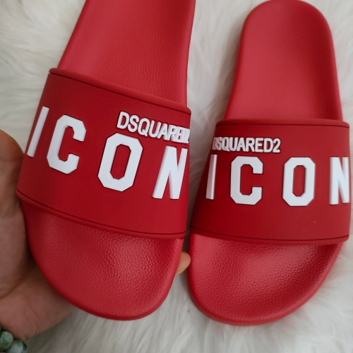 Replica Dsquared Slippers For Women #1216139 $48.00 USD for Wholesale