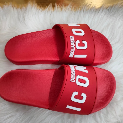 Replica Dsquared Slippers For Men #1216140 $48.00 USD for Wholesale