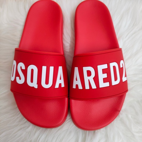 Dsquared Slippers For Women #1216141 $48.00 USD, Wholesale Replica Dsquared Slippers