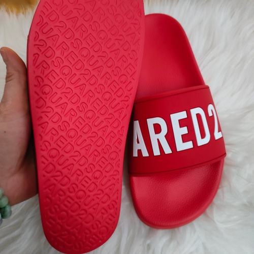 Replica Dsquared Slippers For Men #1216142 $48.00 USD for Wholesale