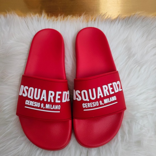 Dsquared Slippers For Women #1216155 $48.00 USD, Wholesale Replica Dsquared Slippers