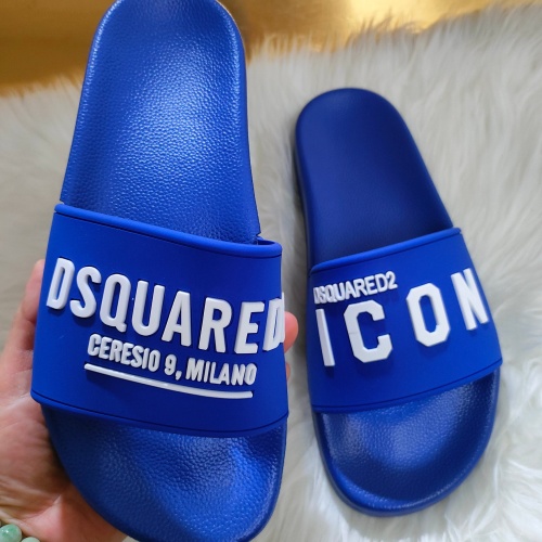 Replica Dsquared Slippers For Men #1216162 $48.00 USD for Wholesale