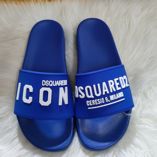 Dsquared Slippers For Women #1216163 $48.00 USD, Wholesale Replica Dsquared Slippers