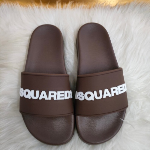 Dsquared Slippers For Women #1216171 $48.00 USD, Wholesale Replica Dsquared Slippers