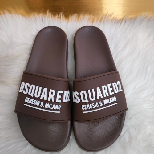 Dsquared Slippers For Women #1216173 $48.00 USD, Wholesale Replica Dsquared Slippers