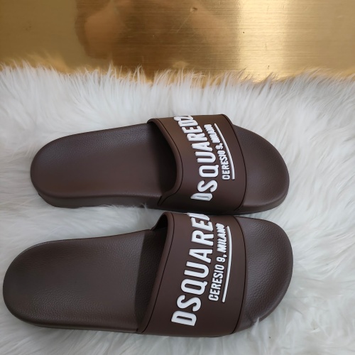 Replica Dsquared Slippers For Men #1216174 $48.00 USD for Wholesale