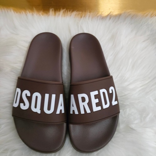 Dsquared Slippers For Women #1216175 $48.00 USD, Wholesale Replica Dsquared Slippers