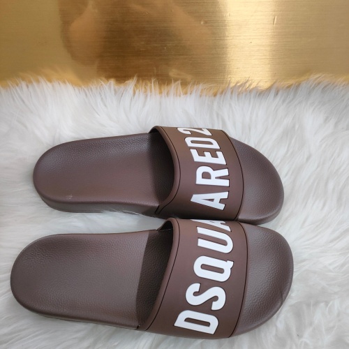 Replica Dsquared Slippers For Men #1216176 $48.00 USD for Wholesale