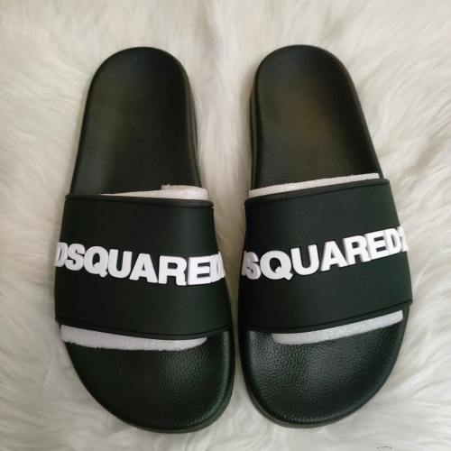 Dsquared Slippers For Women #1216181 $48.00 USD, Wholesale Replica Dsquared Slippers