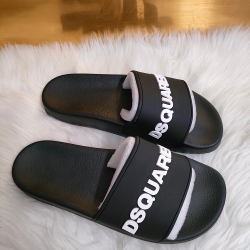 Replica Dsquared Slippers For Women #1216181 $48.00 USD for Wholesale