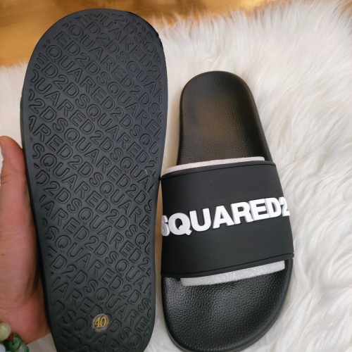 Replica Dsquared Slippers For Men #1216182 $48.00 USD for Wholesale