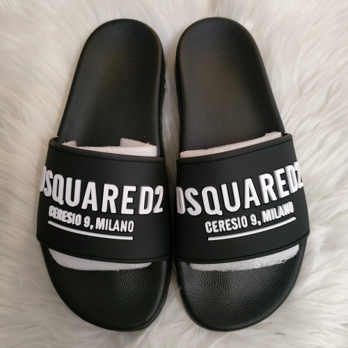 Dsquared Slippers For Women #1216183 $48.00 USD, Wholesale Replica Dsquared Slippers