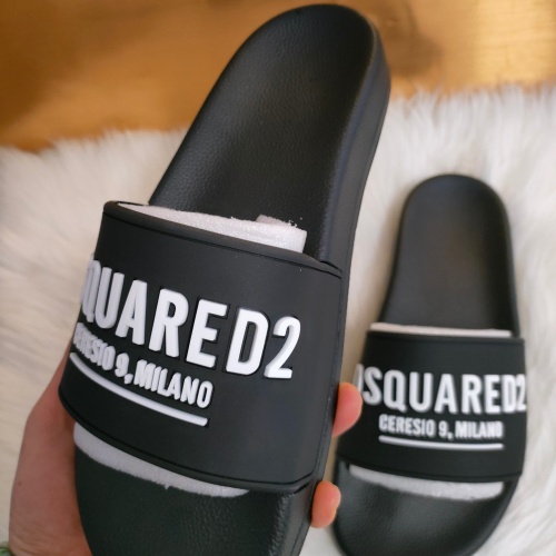 Replica Dsquared Slippers For Women #1216183 $48.00 USD for Wholesale