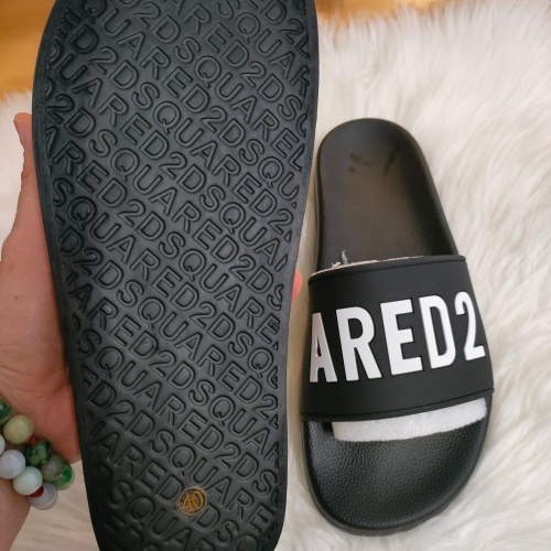 Replica Dsquared Slippers For Women #1216185 $48.00 USD for Wholesale