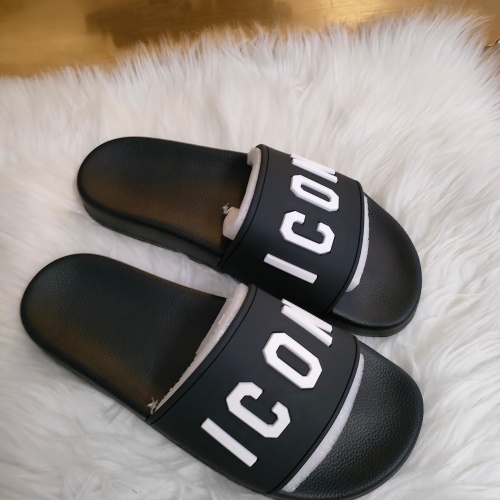 Replica Dsquared Slippers For Women #1216187 $48.00 USD for Wholesale