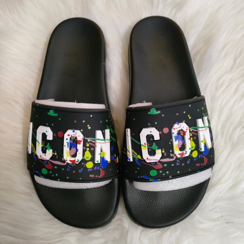 Dsquared Slippers For Women #1216193 $48.00 USD, Wholesale Replica Dsquared Slippers