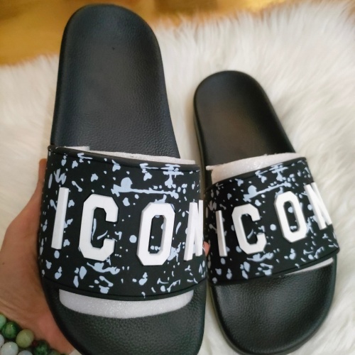 Replica Dsquared Slippers For Women #1216195 $48.00 USD for Wholesale