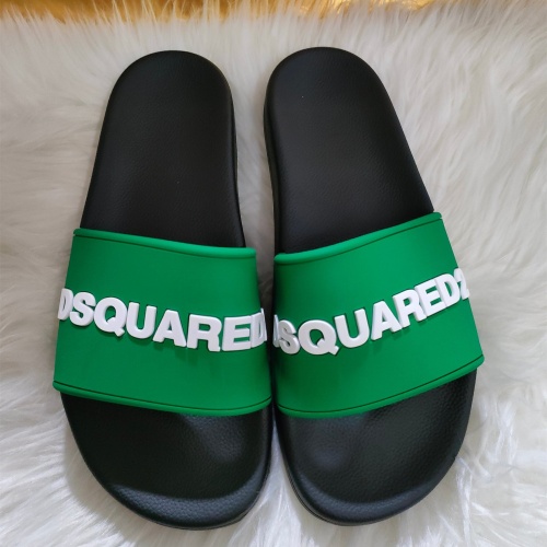 Dsquared Slippers For Women #1216199 $48.00 USD, Wholesale Replica Dsquared Slippers