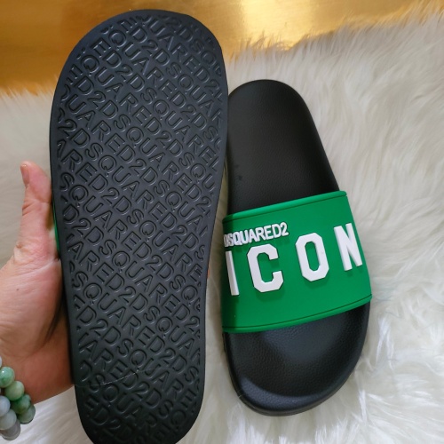 Replica Dsquared Slippers For Men #1216220 $48.00 USD for Wholesale