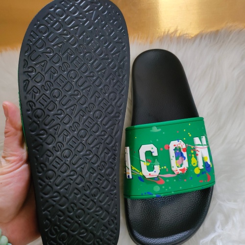 Replica Dsquared Slippers For Women #1216221 $48.00 USD for Wholesale