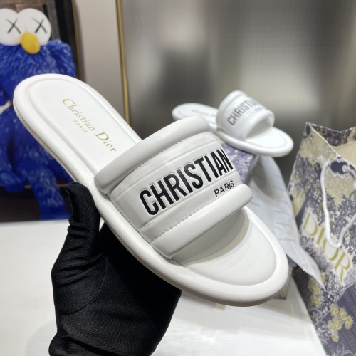 Replica Christian Dior Slippers For Women #1216243 $48.00 USD for Wholesale