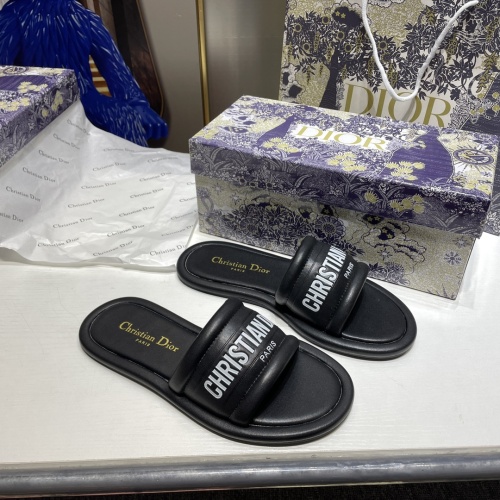 Replica Christian Dior Slippers For Women #1216244 $48.00 USD for Wholesale